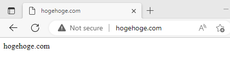 hogehoge.comのコンテンツ表示