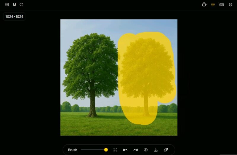 画像内の消したいオブジェクトを塗りつぶす